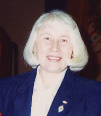 Stefaniya Shabatura in a file photo from the late 1980s