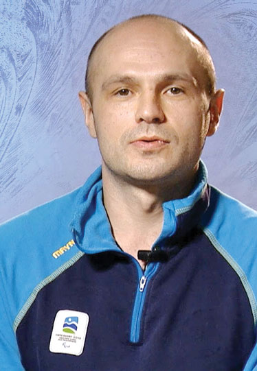 Paralympic gold medalist in the biathlon Vitaliy Lukyanenko.
