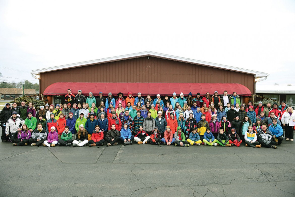 Participants of the 2014 Ski Camp.
