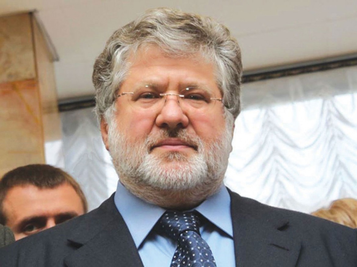 Billionaire Igor Kolomoisky submitted his resignation as head of the Dnipropetrovsk State Oblast Administration on March 24. This photo was posted on Facebook the next day.