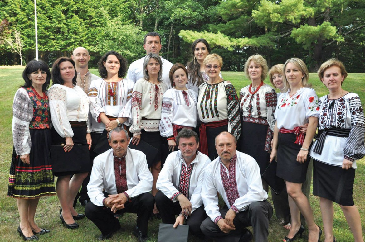 The New Wave Passaic Choir, which performed at the Lemko Vatra. 