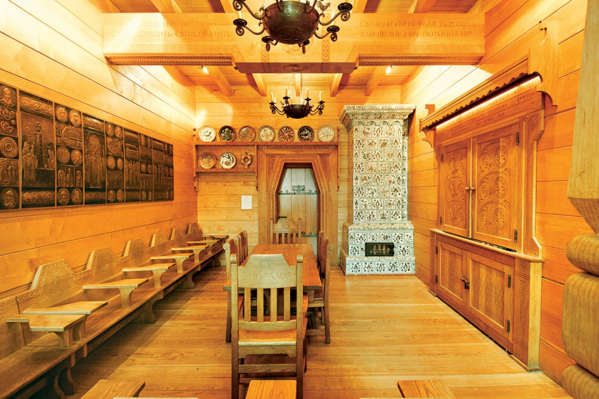 A view of the Ukrainian Nationality Room at the University of Pittsburgh.