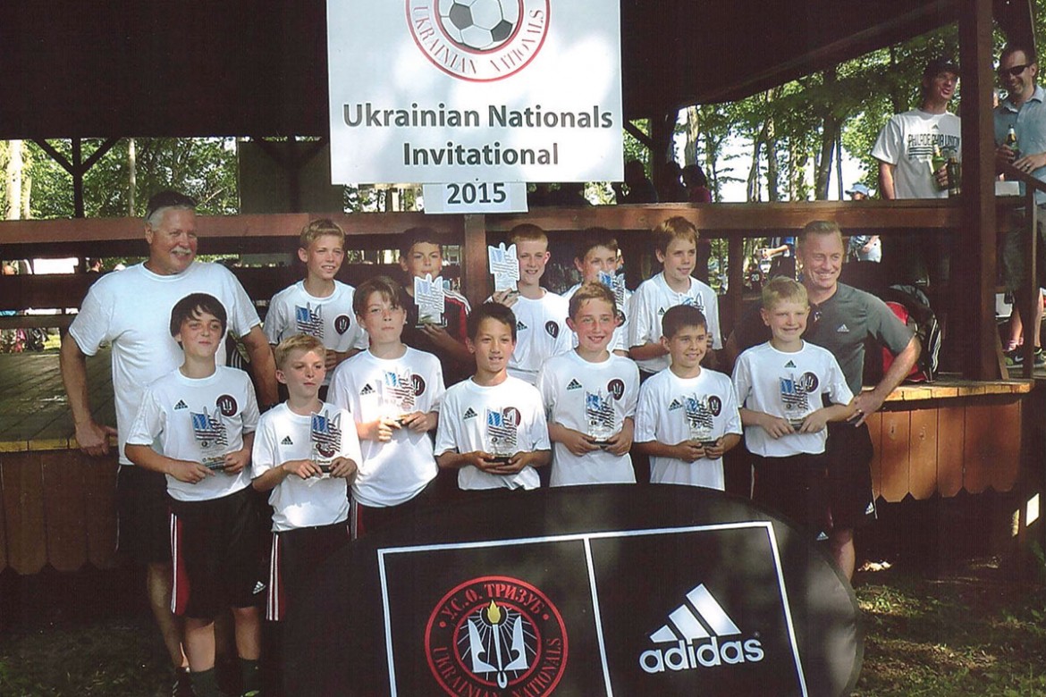 U-11 Champions: Ukrainian Nationals Tryzub Zirka.