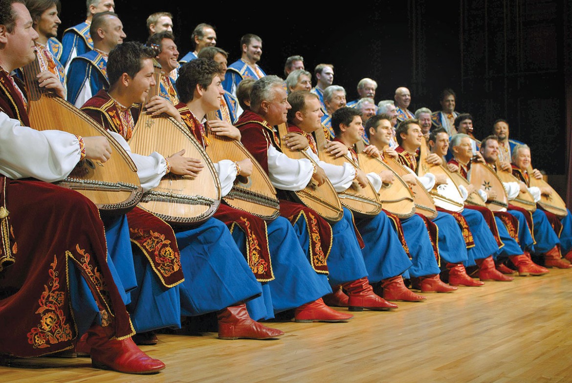 The Ukrainian Bandurist Chorus from Detroit.