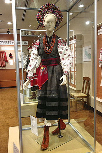 A wedding costume from the Black and Azov sea region.