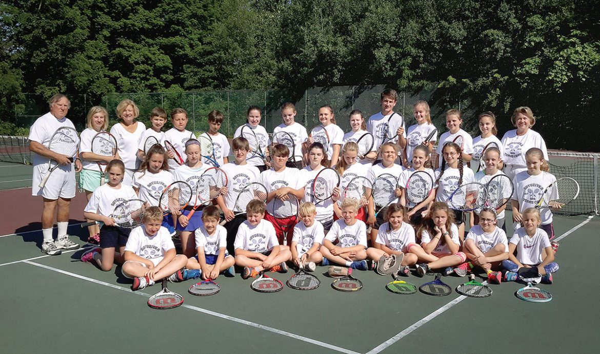 Participants of Soyuzivka Tennis Camp 2016.