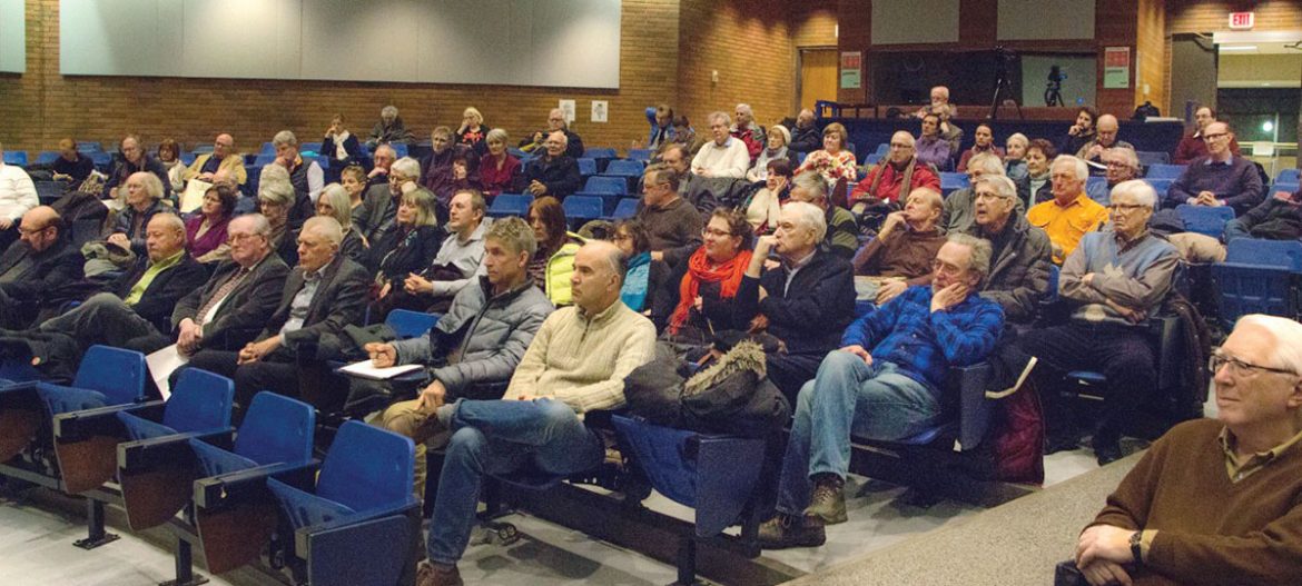 The audience during the 2017 Shevchenko Lecture in Edmonton, Alberta.