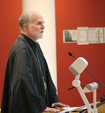 Bishop Borys Gudziak speaks about the work and funding of the Sheptytsky Institute.