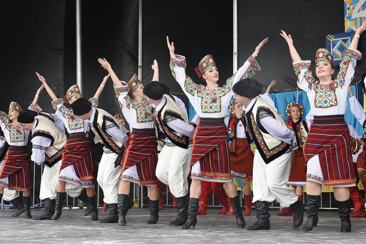 The Ukraina Dance Ensemble performs.